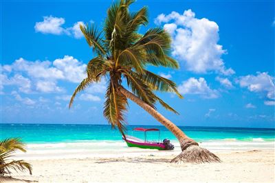Mexiko Halbinsel Yucatan Riviera Maya Strand